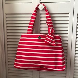 Kate Spade Bag, Hot Pink Stripes